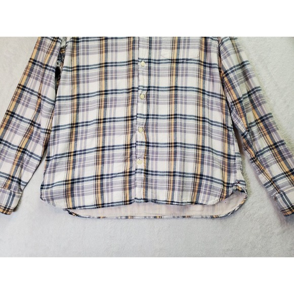 JACHS Shirt Mens Large Multi Plaid Classic Fit Long Sleeve Collared Button Down - Picture 3 of 9